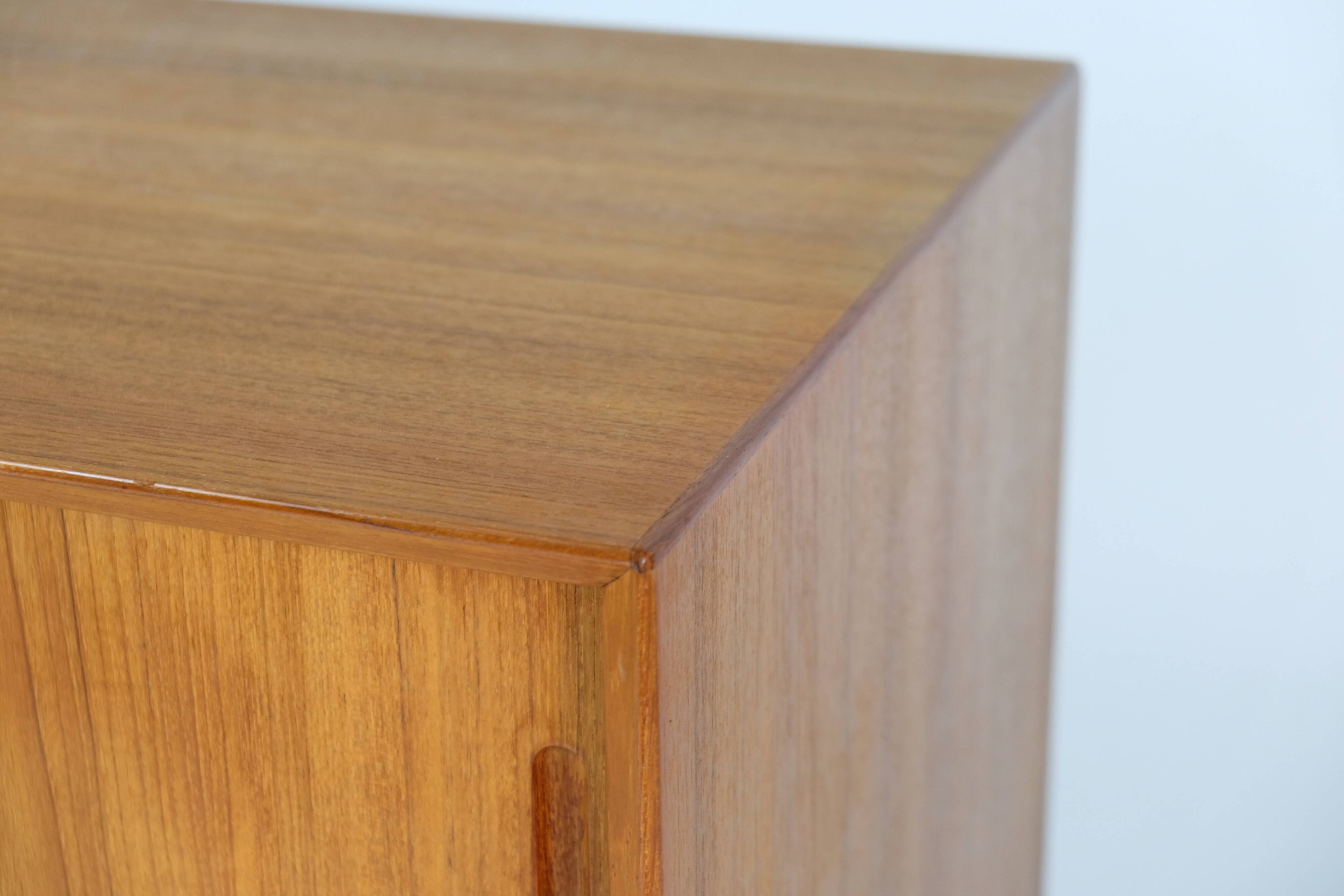 Vintage Danish Design Teak Kommode Sideboard by Christian Linneberg 1960s  Mid-Century