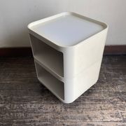Componibili Caisson 4970 Castelli for Kartell 1969 white Space Aage 1969