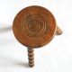 Beaded wooden tripod stool