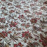 Old 2-sided Provençal pique cotton boutis