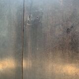 Eventful beveled mirror and openwork period 1900 repelled tin decoration