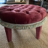 Pouf capitonné