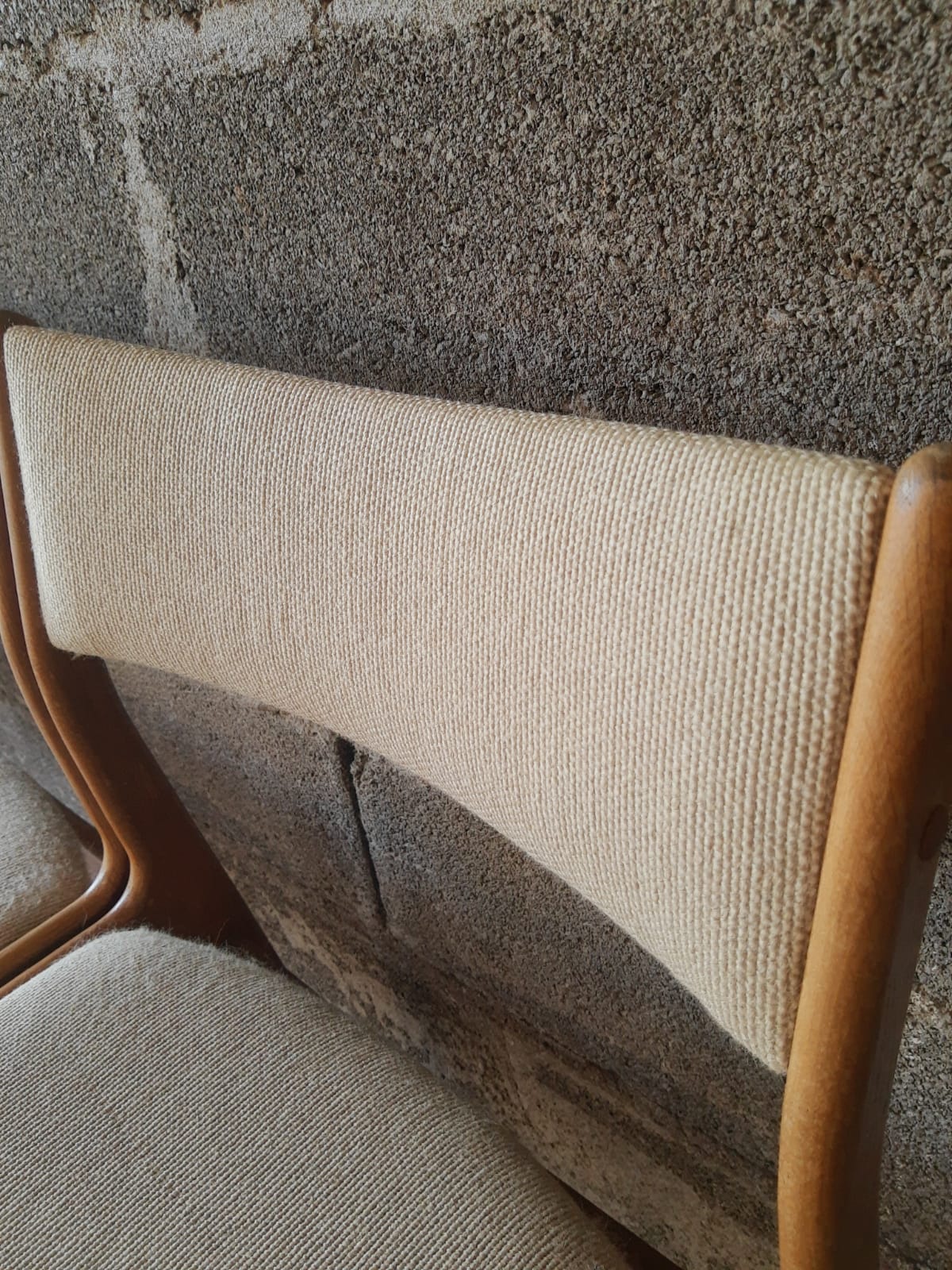Set of 3 Danish Scandinavian chairs Uldum Mobelfabrik 7171