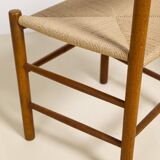Set of 6 Oak dining chairs 'j39' by Borge Mogensen, 1960s
