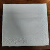 Old white cotton pillowcase 64 x 68 cm