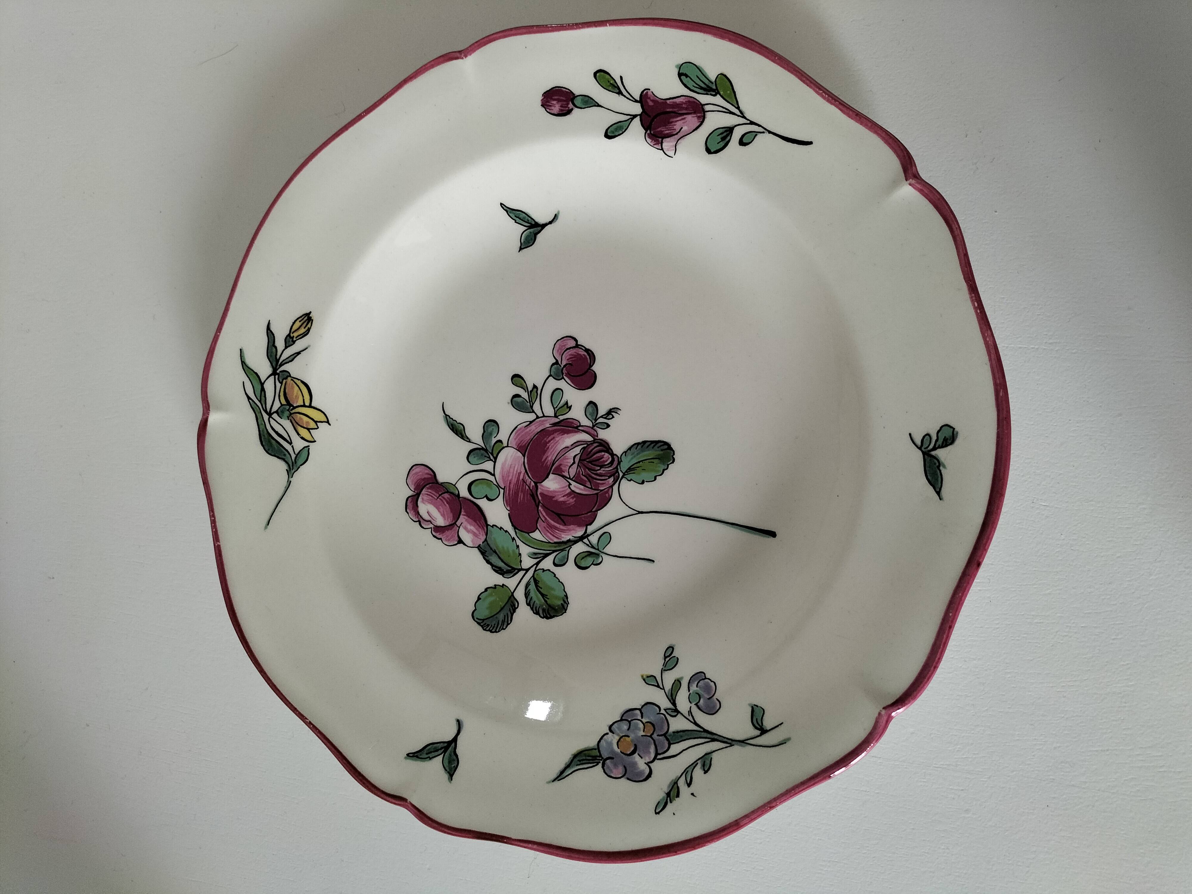 Gien Strasbourg model plate duo