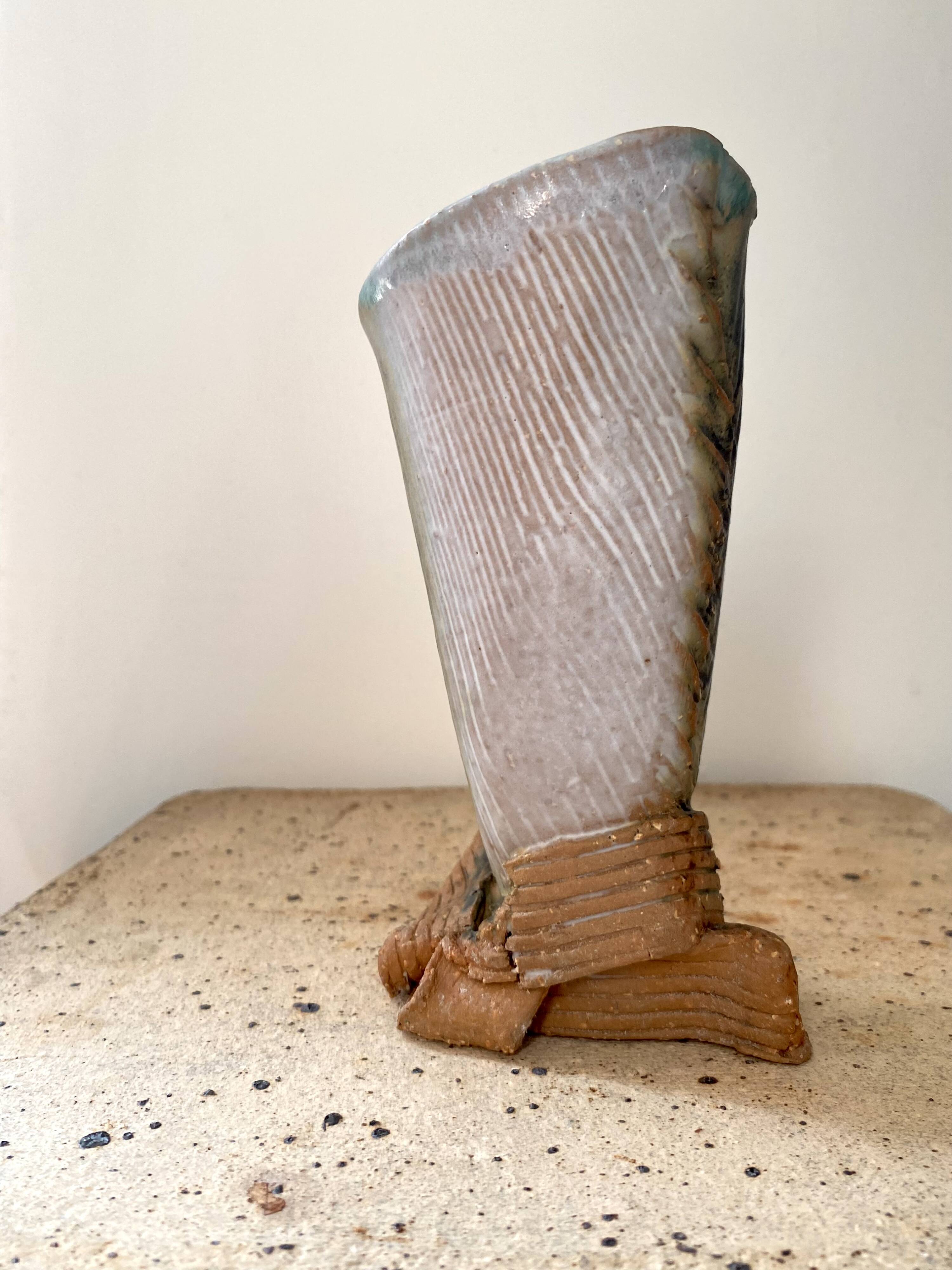 Wabi-sabi vase from the 1970s