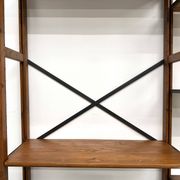 Bibliothèque Moderniste XXL en Pin Massif – Design Années 50 – L164 cm