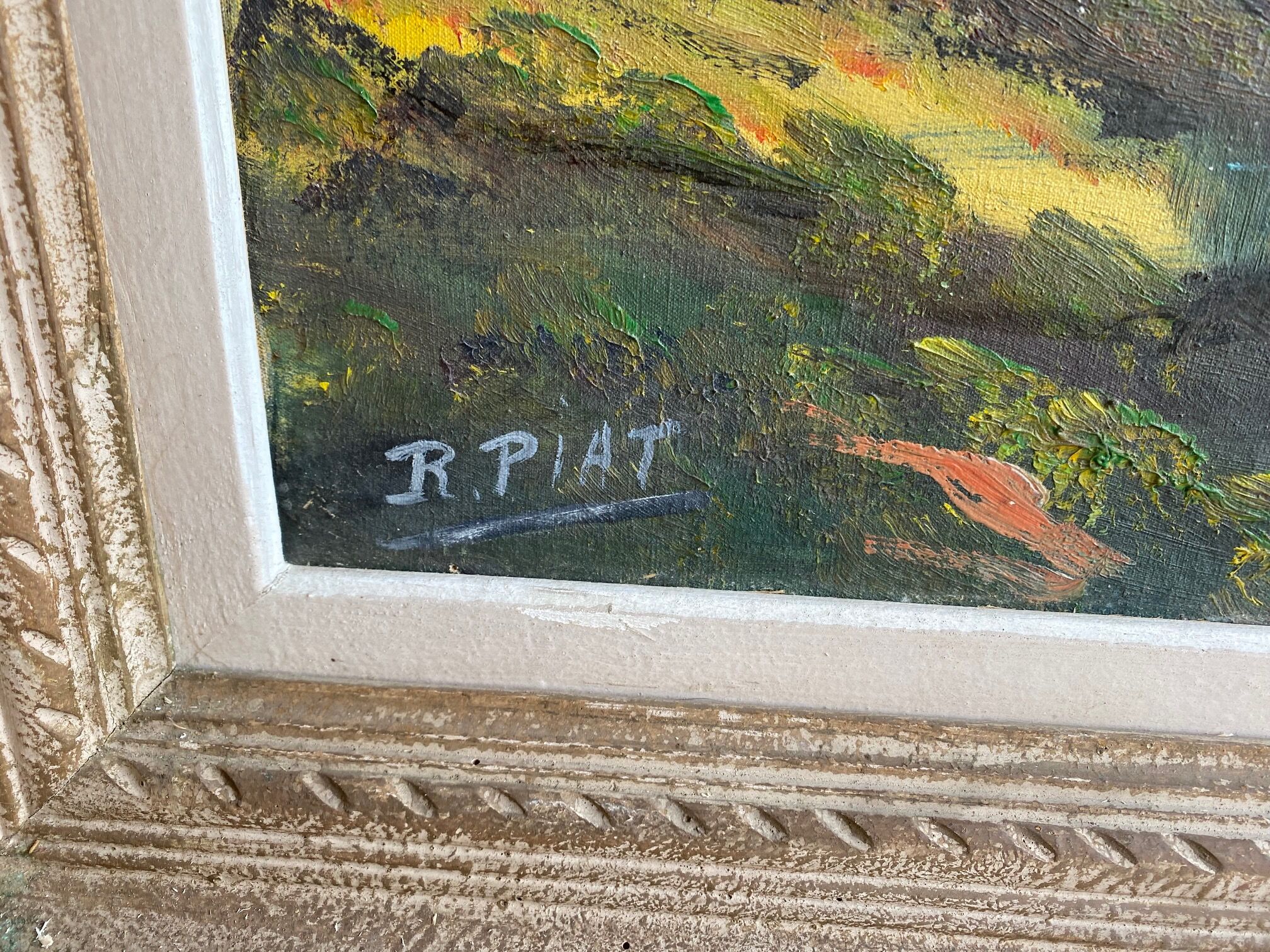 R. Piat oil on canvas