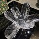 Crystal vide poche floral art from Vannes
