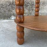 Old round side table