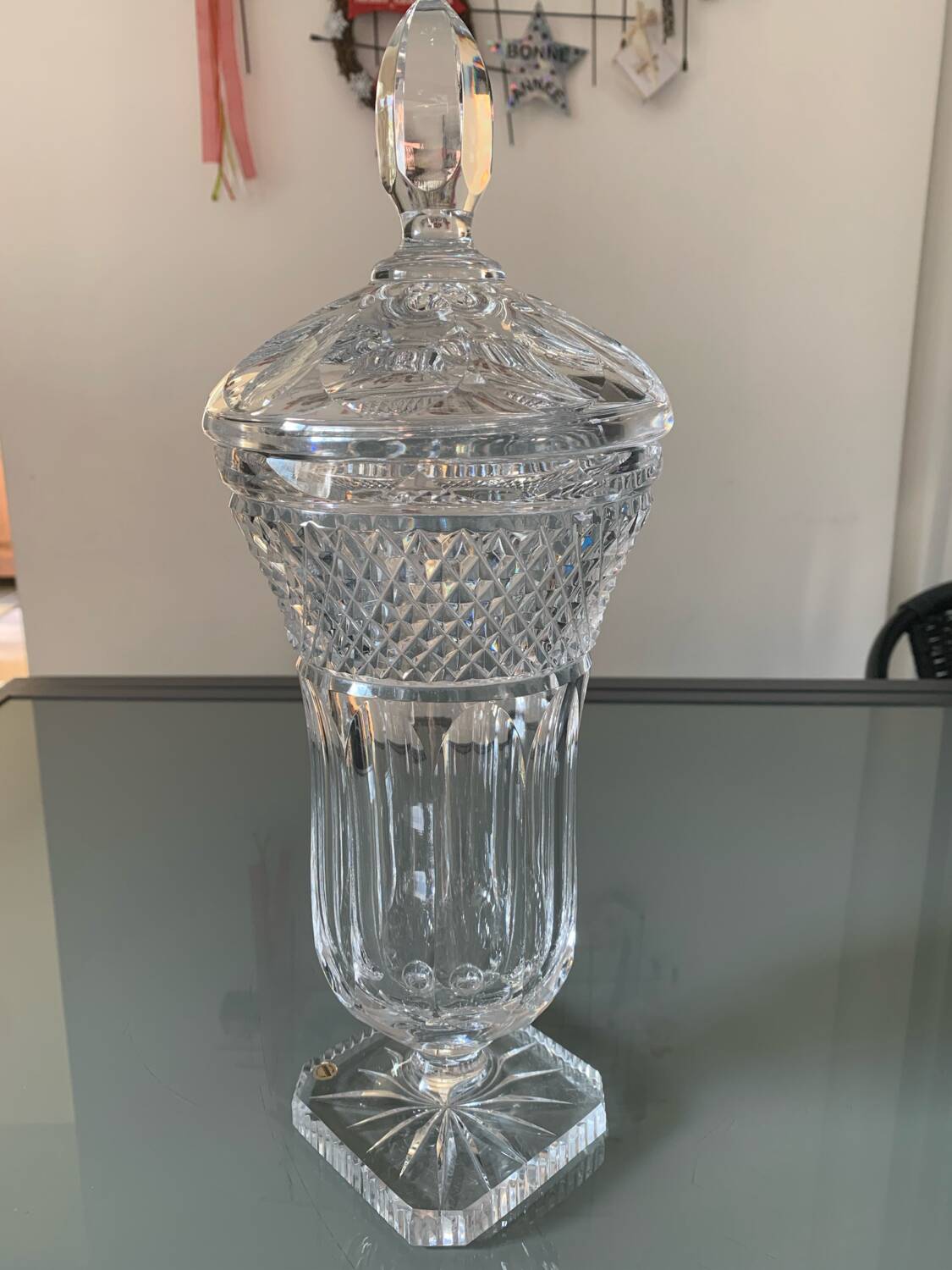 Crystal candy dish