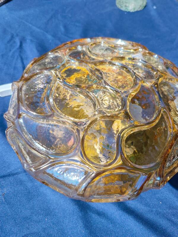 Hillebrand amber lamp 30cm