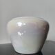 Vintage Iridescent Pearlescent Ceramic Ball Vase – 1970s/80s