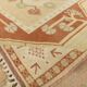 6x9 Terracotta & Cream Vintage Persian Rug, 199x290Cm