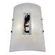 Large glass paste design wall light.
