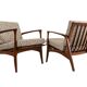 Vintage scandinavian armchairs, Denmark, 60s, Set Of 2