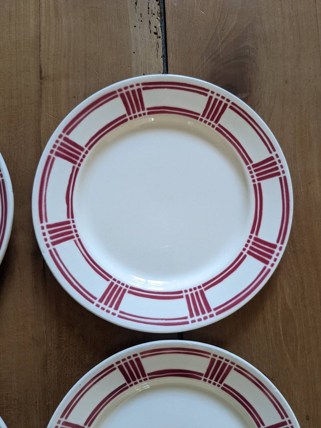 4 Badonviller dessert plates