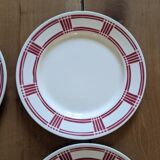 4 Badonviller dessert plates