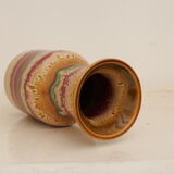 Multi-coloured sandstone vase No.1