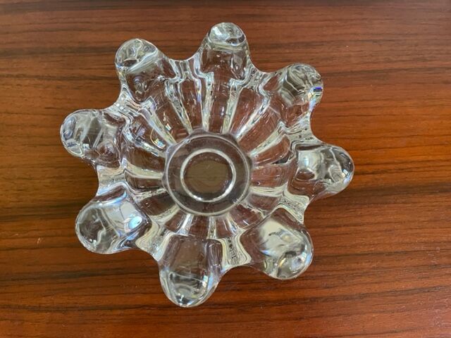 Crystal ashtray pierre d'avesn, 1950