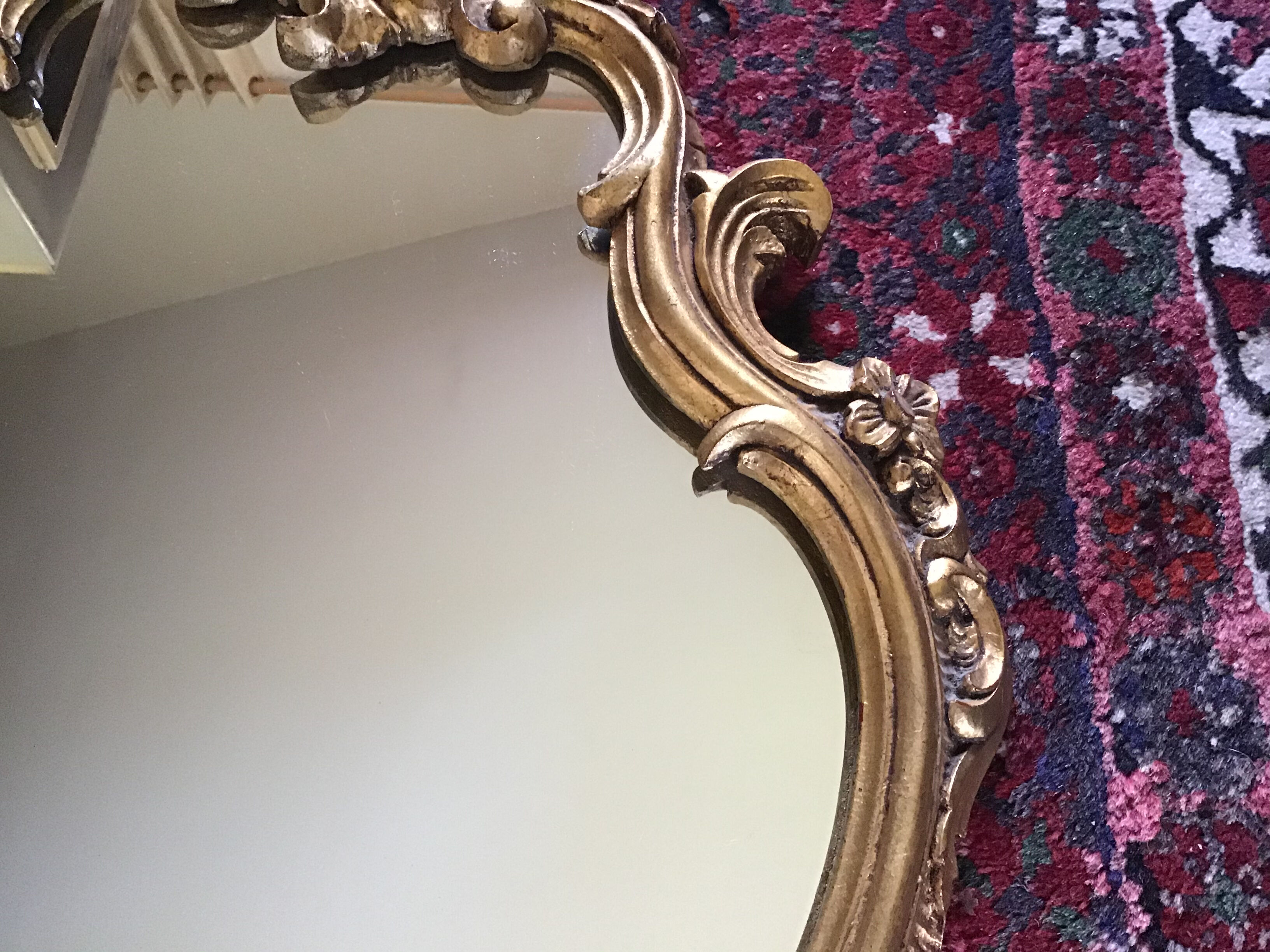 Rocaille mirror 45x72cm