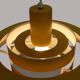Mid-century modern hanging lamp by Jo Hammerborg - Fog & Morup - model Equ