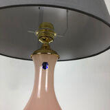 Murano glass "rose" table desk light Cenedese Vetri 1960s