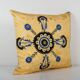 Vintage embroidered cushion cover 51x58 cm