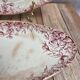 Set of 2 antique Gien Floréal ironstone dishes.