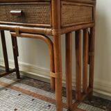 Rattan dressing table