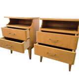 Set of 2 vintage bedside tables / mini cabinets