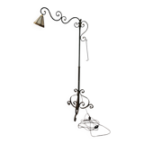 Tiffany glass paste floor lamp