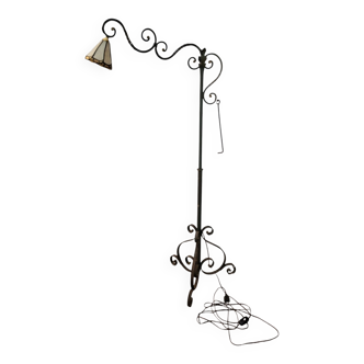 Tiffany glass paste floor lamp