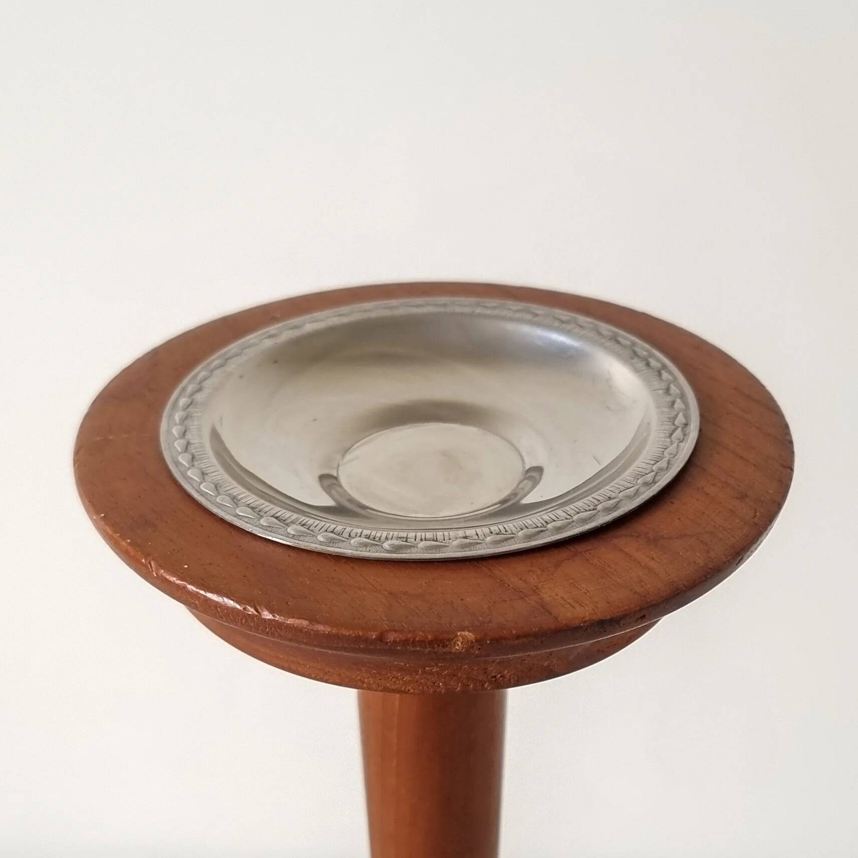 Danish teak floor ashtray