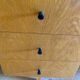 1960s vintage Scandinavian desk in golden oak
