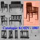 Kohn Vienna Secession Armchair No. 420, Thonet manufacture, 1925