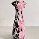 Vase soliflore Art Nouveau en verre de Clichy