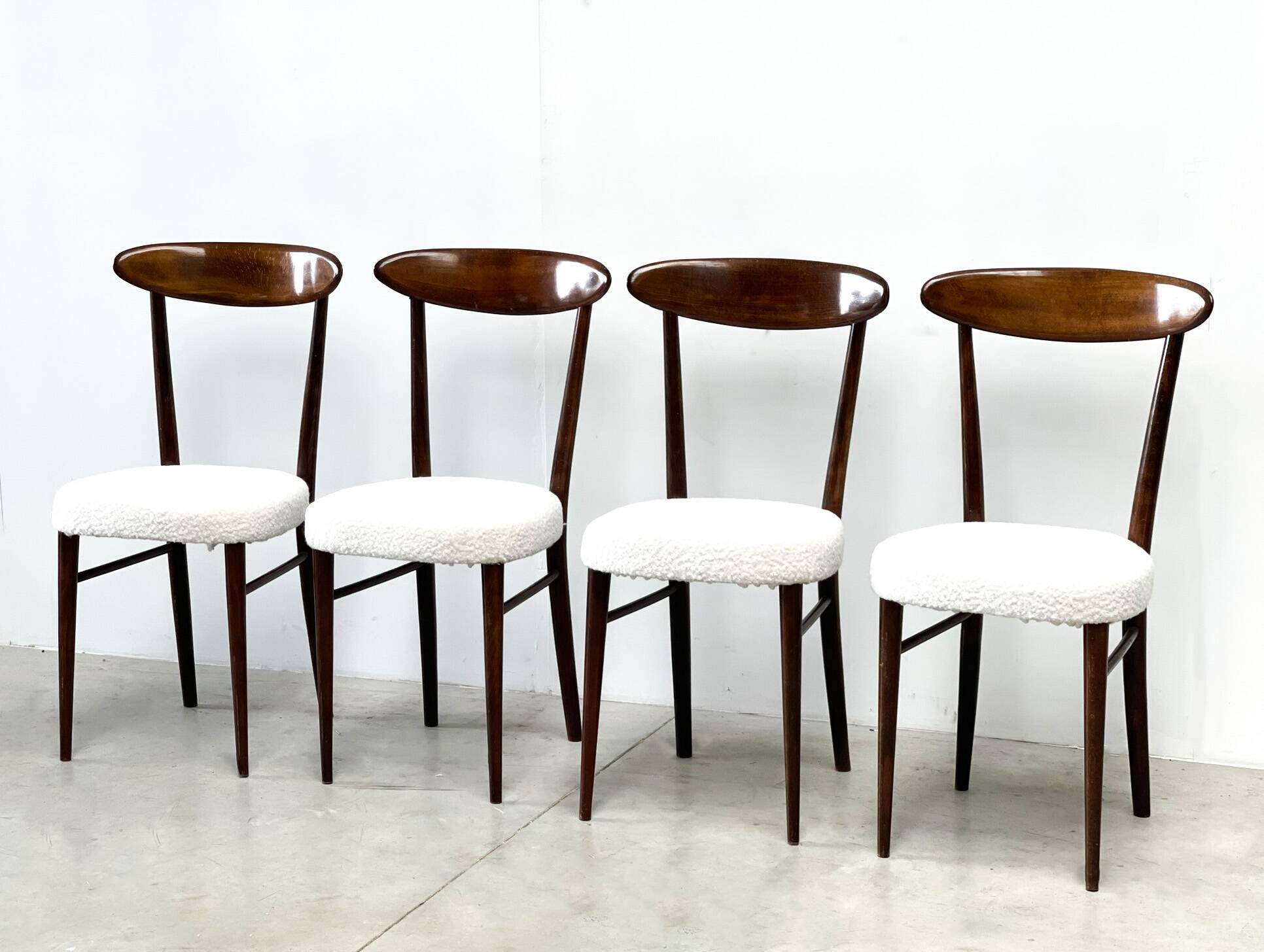 Vintage italian dining chairs, 1960s