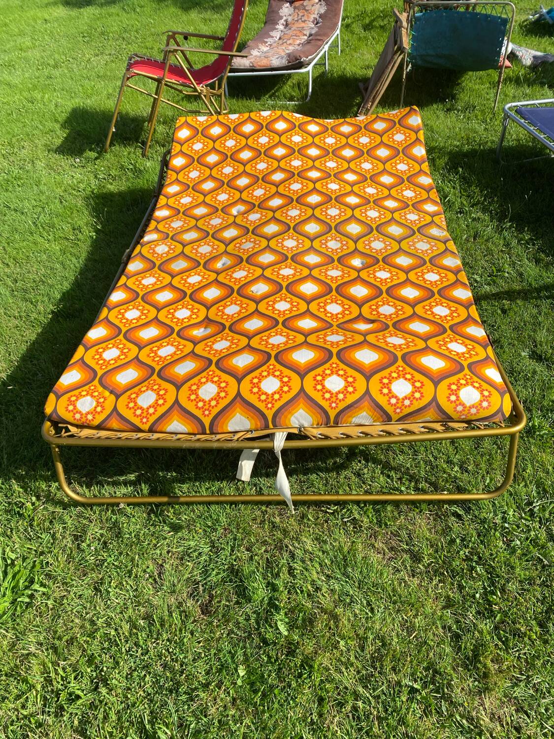 Double camp bed