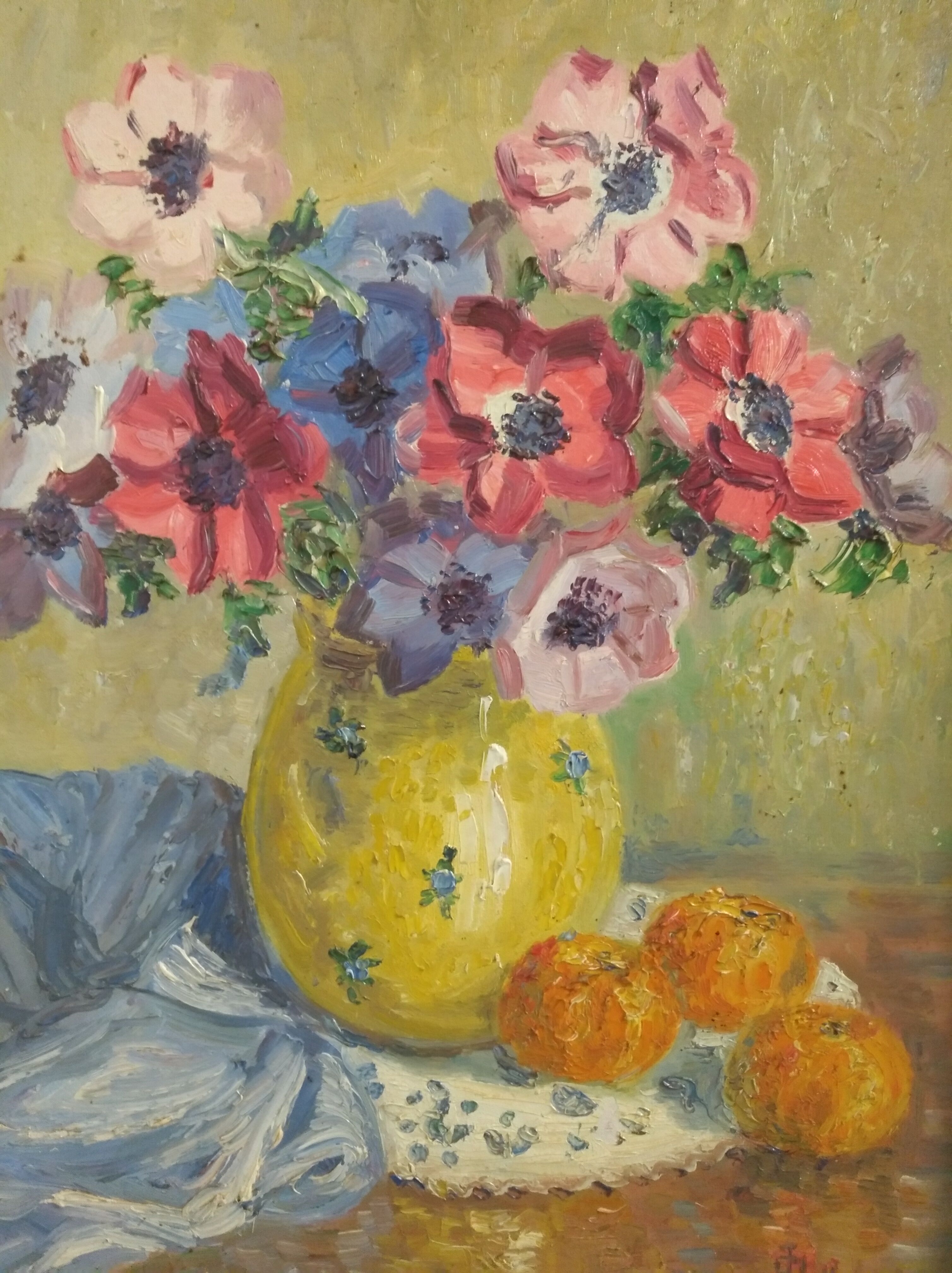 Tableau Le bouquet de fleurs peinture à l'huile