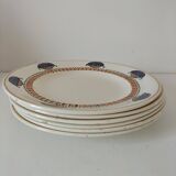 Longwy Art Deco plates