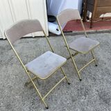 Pair of folding chairs