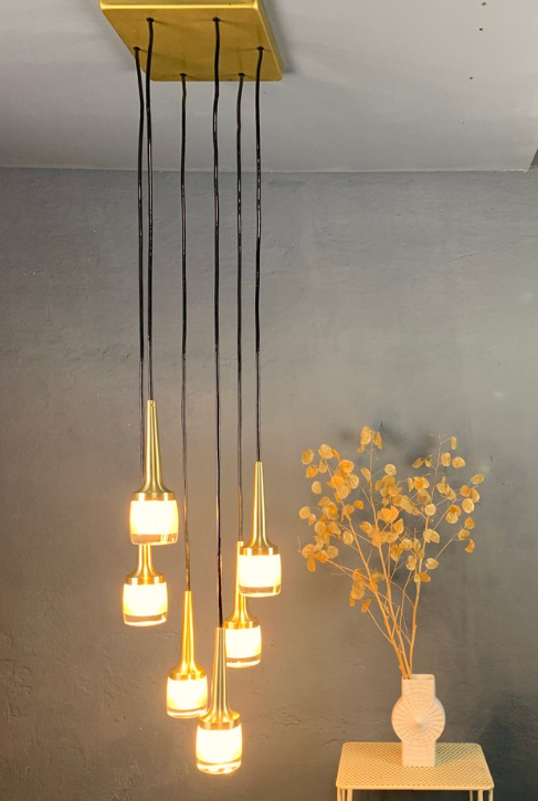 Staff golden cascade ceiling, Germany, 1970