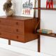 Teak modular shelving unit, Danish design, 1960s, made in Denmark