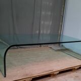 Large glass coffee table