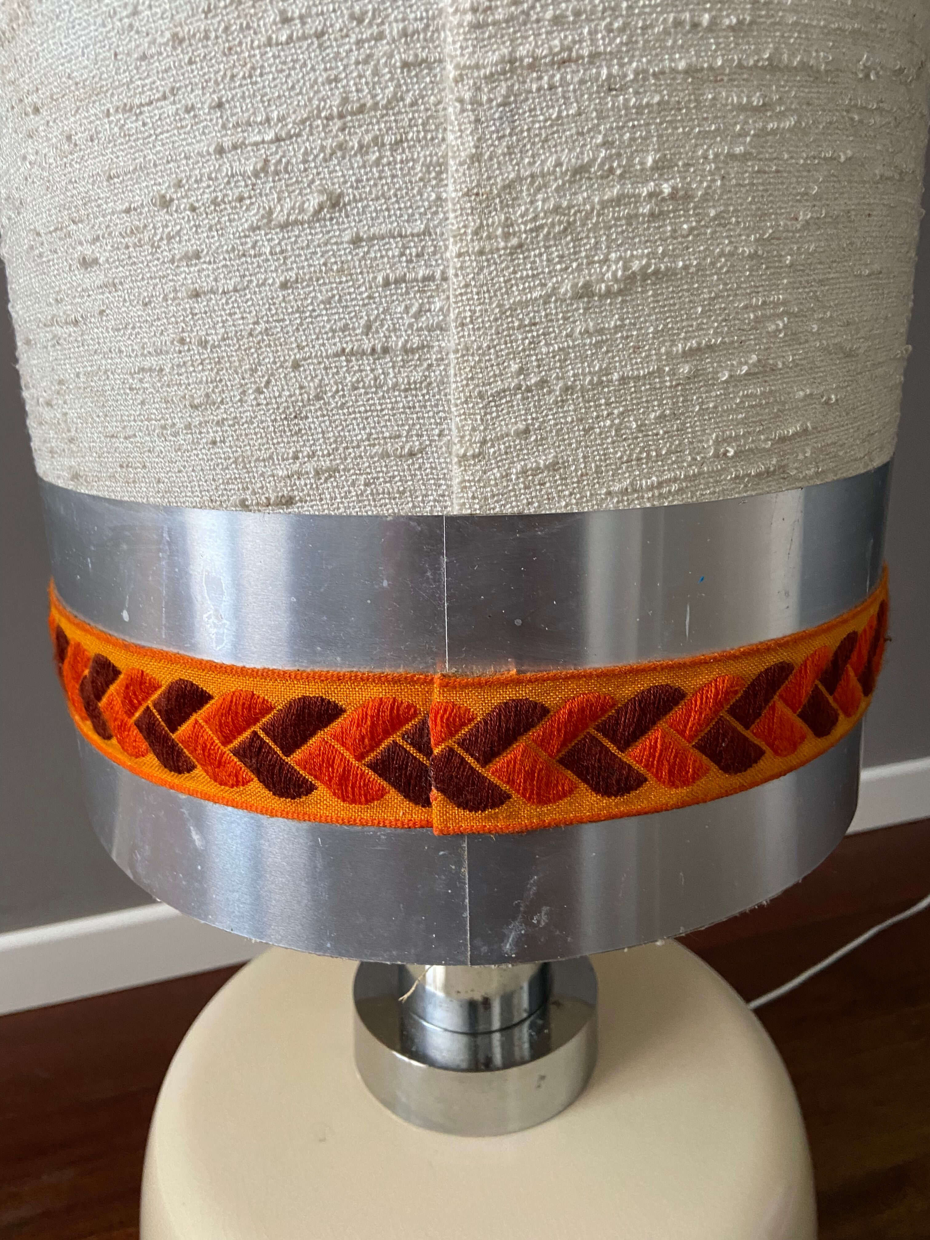 Cracked ceramic floor lamp