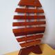 Wooden fish trivet