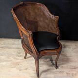 Caned Office Chair, Called "Cabinet Chair", Louis XV Style