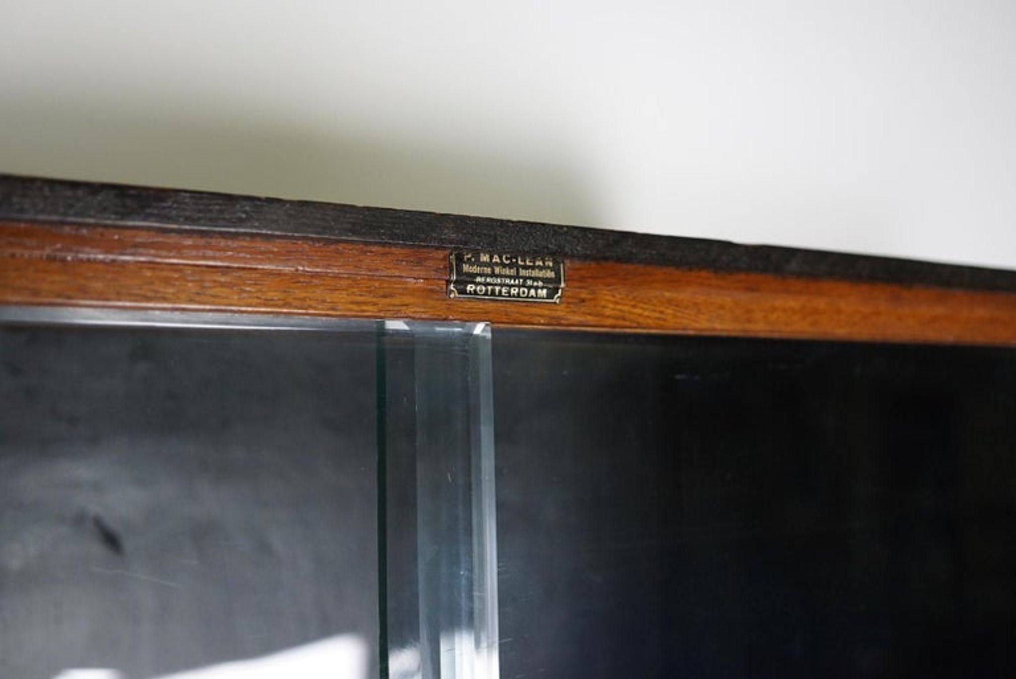 Vintage oak haberdashery shop furniture, Netherlands, 1930s